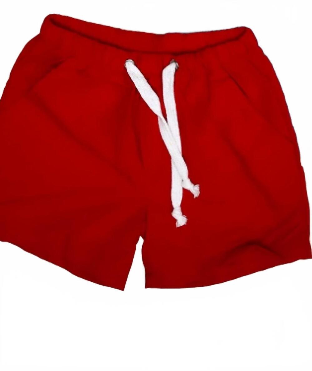 NEW BELLE CHER boys cottoned shorts in red